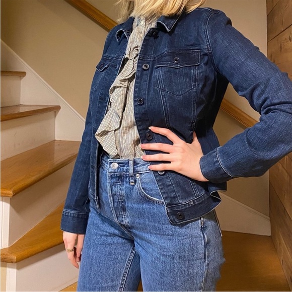 SOLD X Jean jacket from Tommy Hilfiger - coat - denim jacket / manteau en jeans - Picture 4 of 6